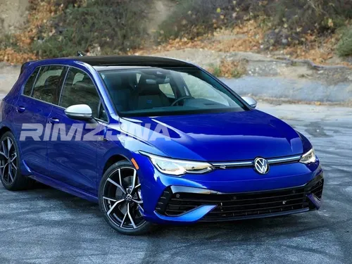 Литой диск В стиле Volkswagen R-line R17 7J 5x100 ET40 dia 57.1 - Фото вживую на авто №2