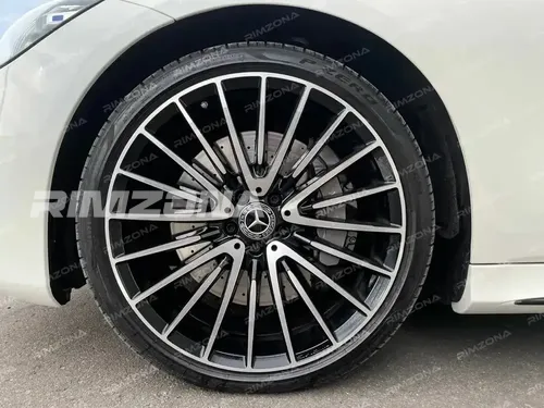 Кованый диск В стиле Mercedes AMG Multi Spoke R22 10/11.5J 5x112 ET45/47 dia 66.6 - Фото вживую на авто №5