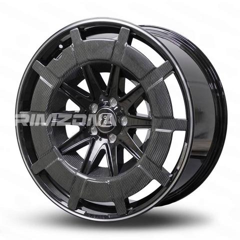 Кованый диск В стиле Mercedes Monoblock Z Carbon Rocket R22 10/11.5J 5x112 ET45/47 dia 66.6